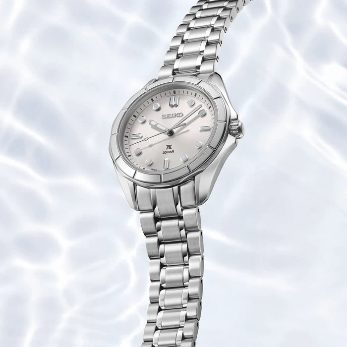 Seiko Prospex Silver Stainless Steel Bracelet Ladies' Watch Sur595_3