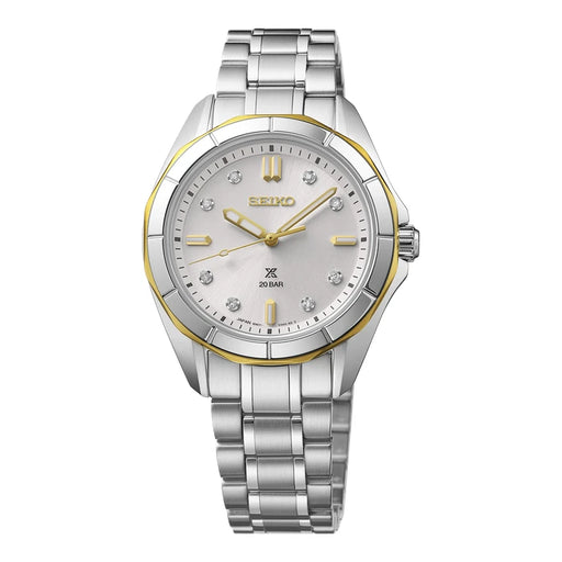 Seiko Prospex Silver Stainless Steel Bracelet Ladies' Watch Sur618_1