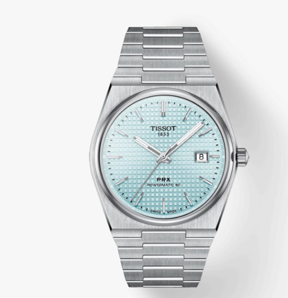 Tissot PRX Powermatic 80 Blue Dial Stainless Steel Men's Watch T1374071135100