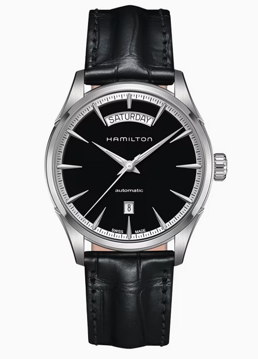 Hamilton Jazz Master Day Date Auto Stainless Steel Case Black Dial Round Men's Watch H42565731