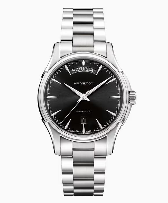 Hamilton Jazz Master Day Date Auto Stainless Steel Case Black Dial Round Men's Watch H32505131