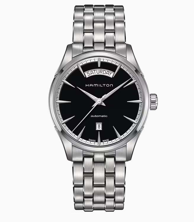 Hamilton Jazz Master Day Date Auto Stainless Steel Case Silver