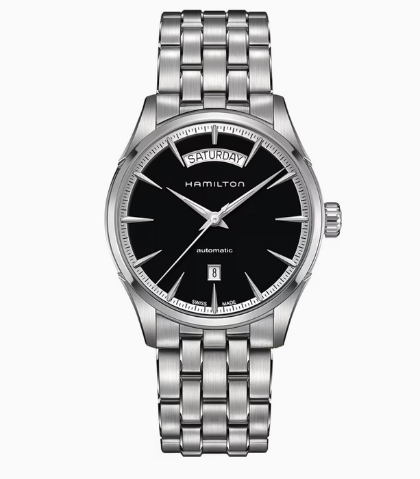 Hamilton Jazz Master Day Date Auto Stainless Steel Case Silver Dial Round Men's Watch H42565131