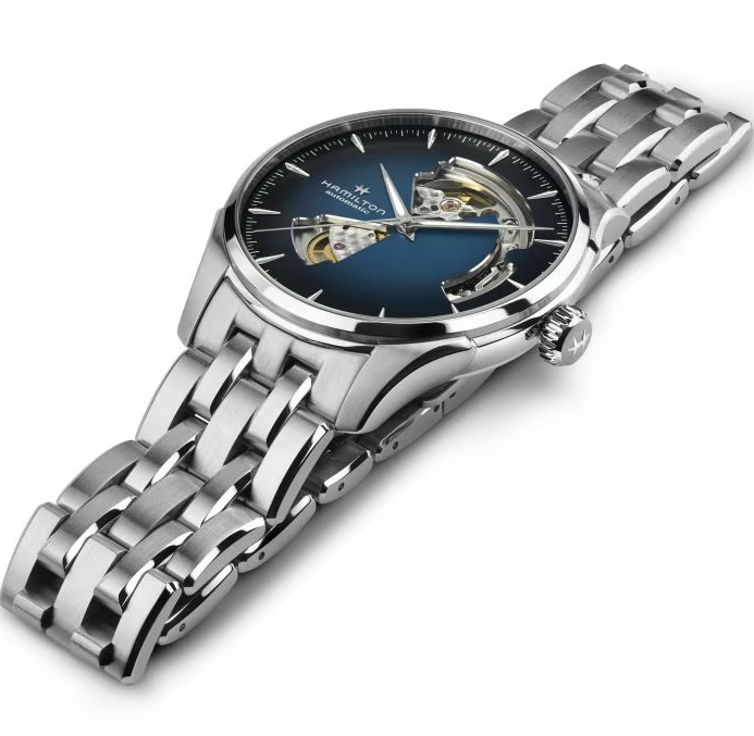 Hamilton Jazz Master Open Heart Automatic Blue Dial 40mm Round Men's Watch H32675140