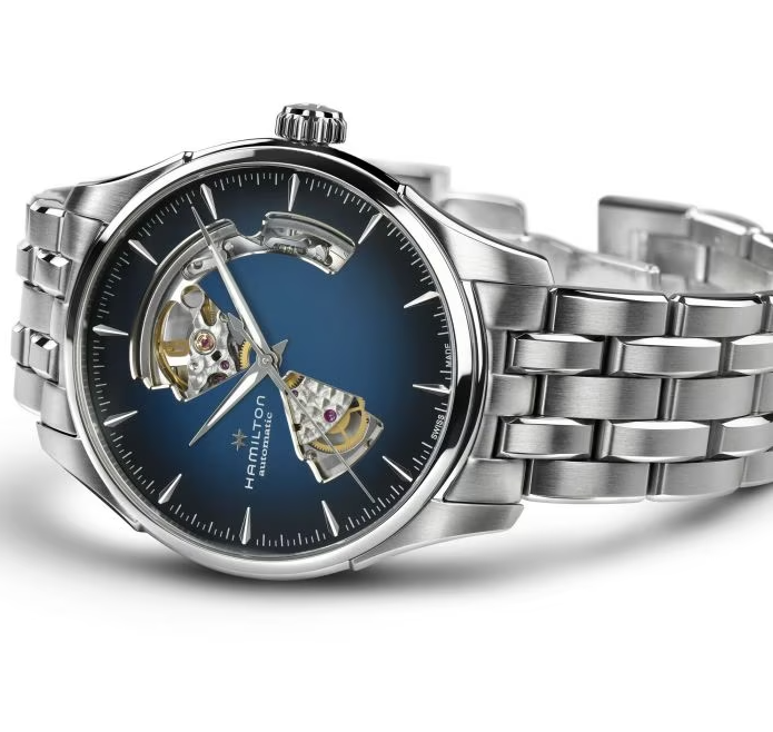 Hamilton Jazz Master Open Heart Automatic Blue Dial 40mm Round Men's Watch H32675140