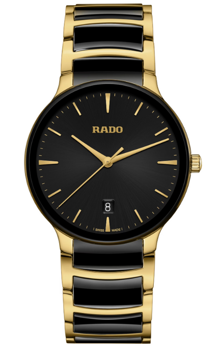 Rado Centrix Diamonds Black dial Round 39.5mm Unisex Watch R30022152
