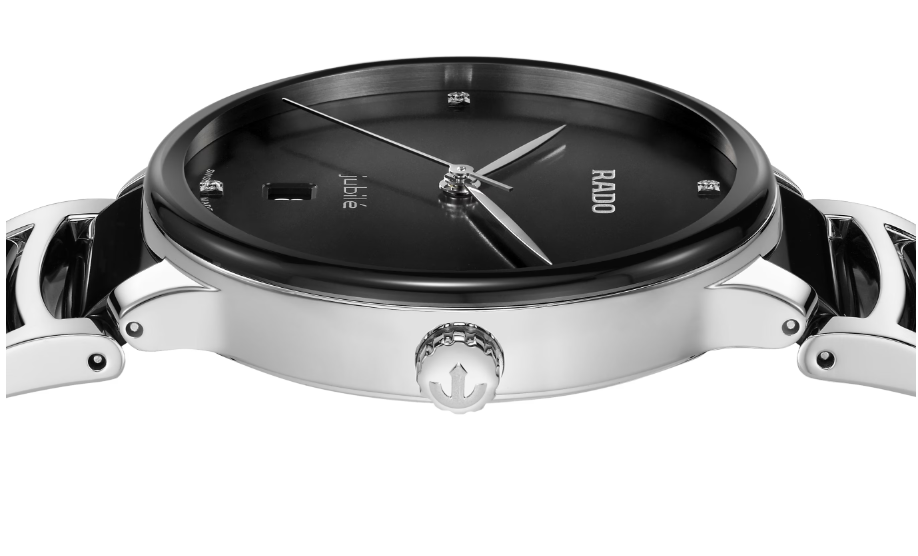 Rado Centrix diamonds Black dial Round 39.5mm Unisex Watch R30021712