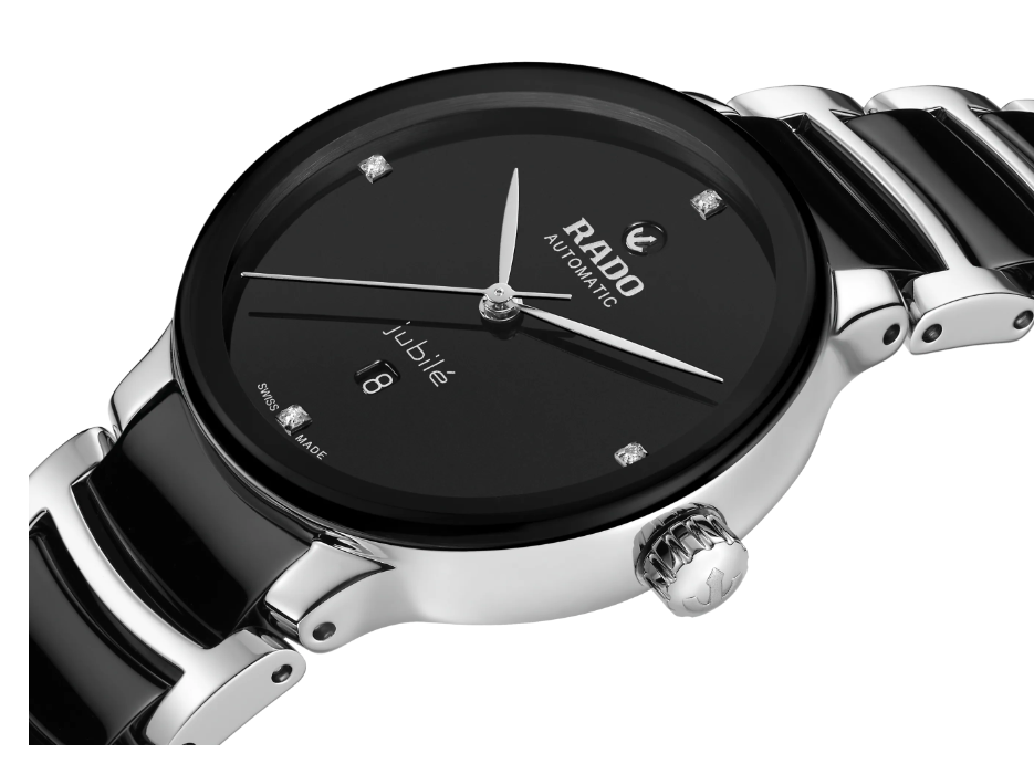 Rado Centrix Automatic Diamonds Black dial Round 30.5mm women's Watch R30020712