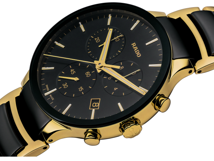 Rado Centrix Chronograph Black dial Round 40.0mm Men's Watch R30134162