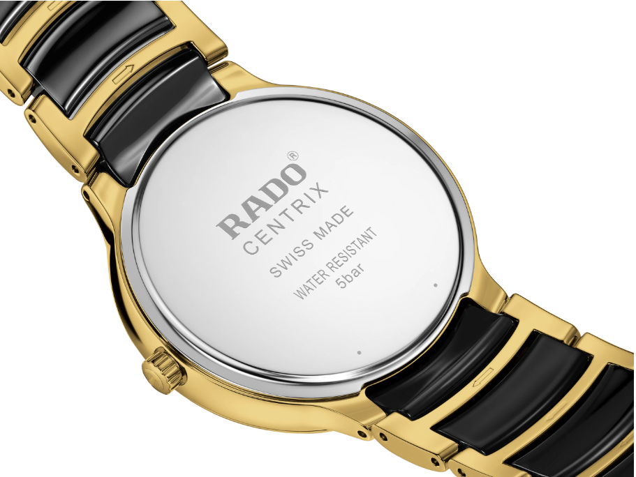 Rado Centrix Diamonds Black dial Round 39.5mm Unisex Watch R30022712