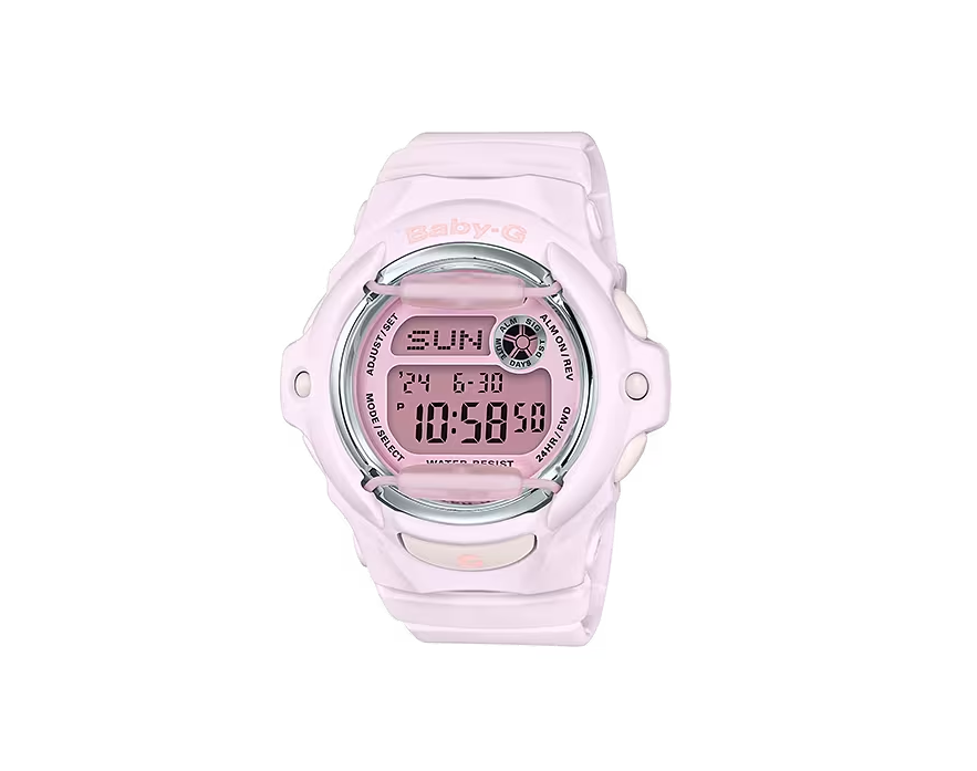 Casio G-Shock Baby BG169 Series Digital Pink Dial Watch BG169M-4