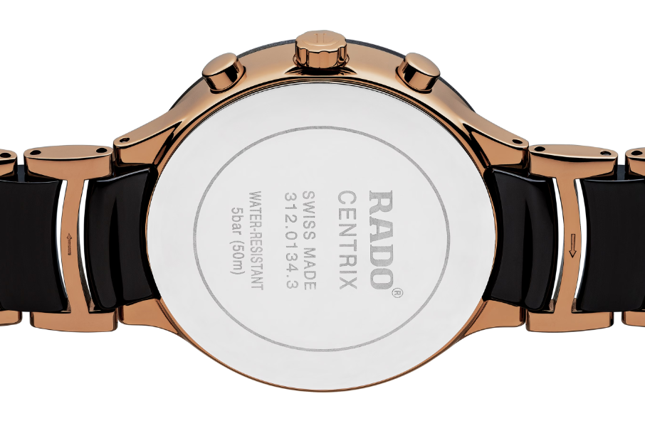 Rado Centrix Chronograph Black dial Round 40.0mm Men's Watch R30187172