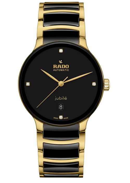 Rado Centrix Automatic Diamonds Black dial Round 39.5mm Unisex Watch R30008712