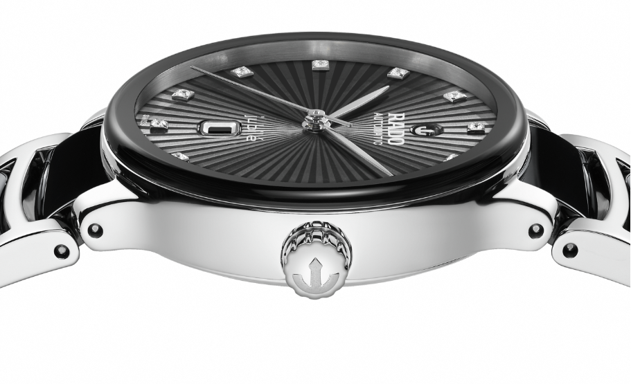Rado Centrix Automatic Diamonds Black dial Round 30.5mm women's Watch R30020742