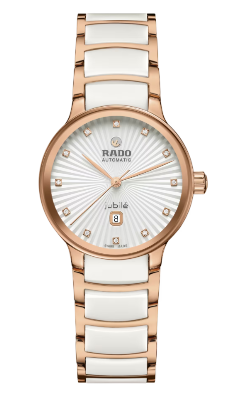 Rado Centrix Automatic Diamonds Silver dial Round 30.5mm women's Watch R30019744