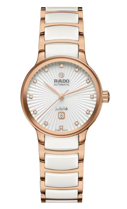 Rado Centrix Automatic Diamonds Silver dial Round 30.5mm women's Watch R30019744