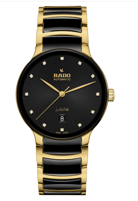 Rado Centrix Automatic Diamonds Black dial Round 39.5mm Unisex Watch R30008742