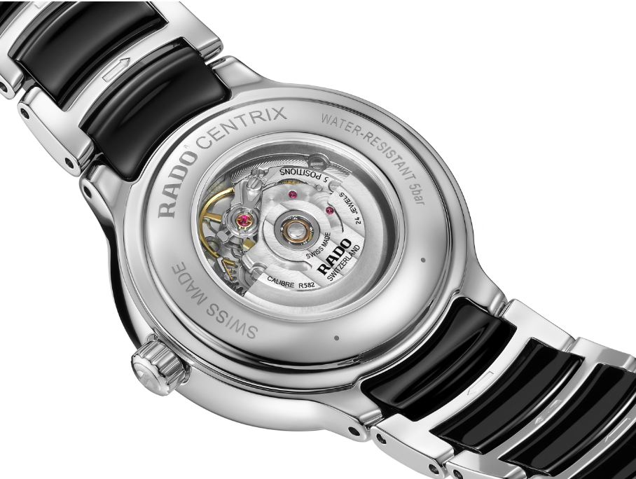 Rado Centrix Automatic Diamonds Black dial Round 30.5mm women's Watch R30020712