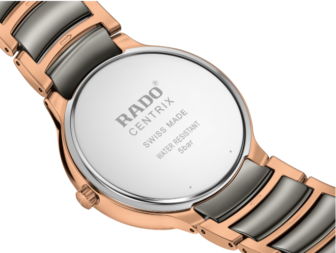 Rado Centrix Silver dial Round 39.5mm Unisex Watch R30023012