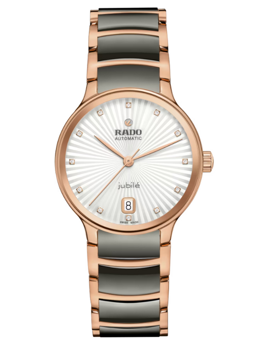 Rado Centrix Automatic Diamonds Silver dial Round 35.0mm women's Watch R30037742