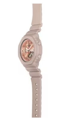 Casio G-Shock Analog Digital White/Pink Gold Dial Women's Watch GMAS2100MD4A