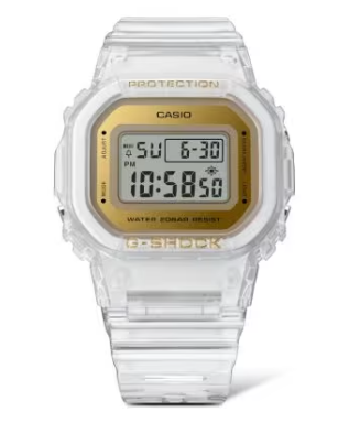 Casio G Shock Digital White/Gold Women's Watch GMDS5600SG-7