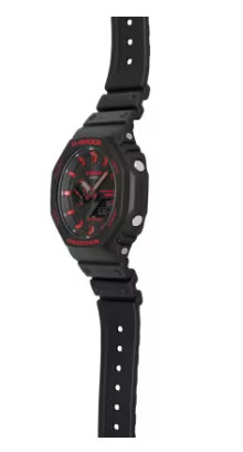Casio G Shock Analog Digital Black/ Red Men's Watch GAB2100BNR1A
