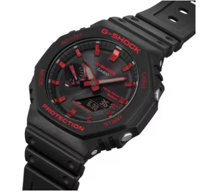 Casio G Shock Analog Digital Black/ Red Men's Watch GAB2100BNR1A