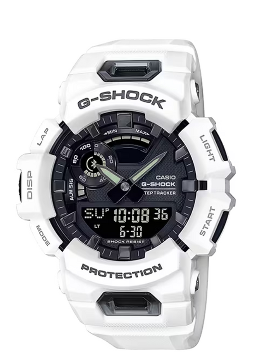 G-Shock Casio Ana-Digi POWER TRAINER with GPS function White Watch GBA900-7A