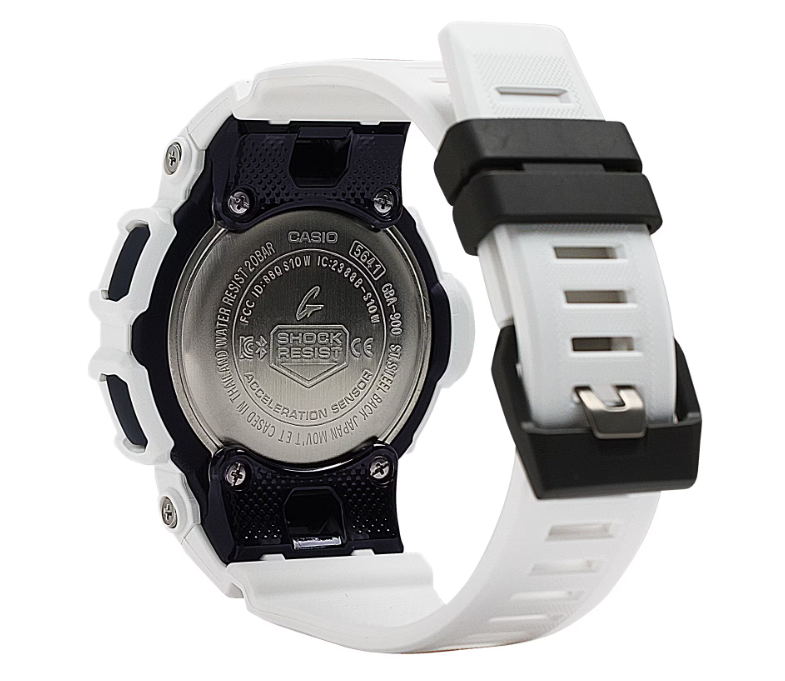 G-Shock Casio Ana-Digi POWER TRAINER with GPS function White Watch GBA900-7A