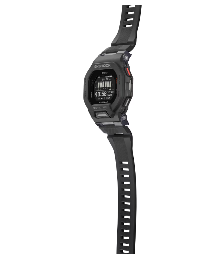 G-Shock Casio Bluetooth Step Counter Digital Square Black Watch GBD200-1
