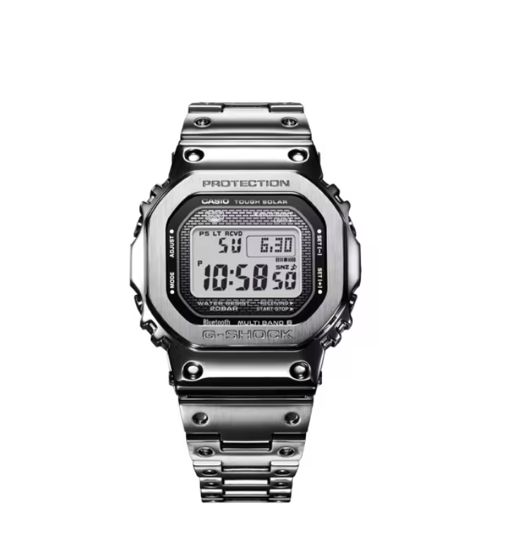 Casio G-Shock Full Metal Silver 35th Anniversary LTD Watch GMWB5000D-1
