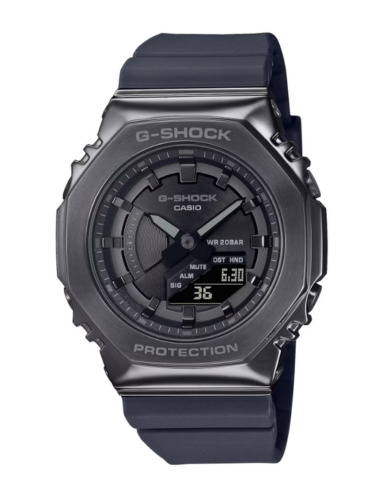 Casio G-Shock Ana-Digi Double LED Black Shock Resistant Watch GMS2100B-8A