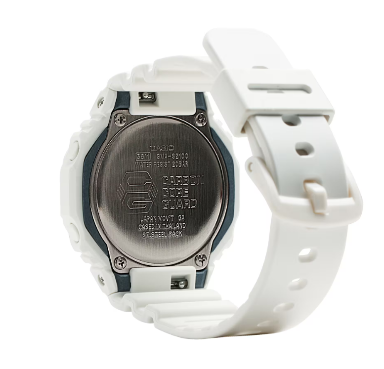 Casio G-Shock Analog-Digital White CasiOak Women's Watch GMAS2100-7A