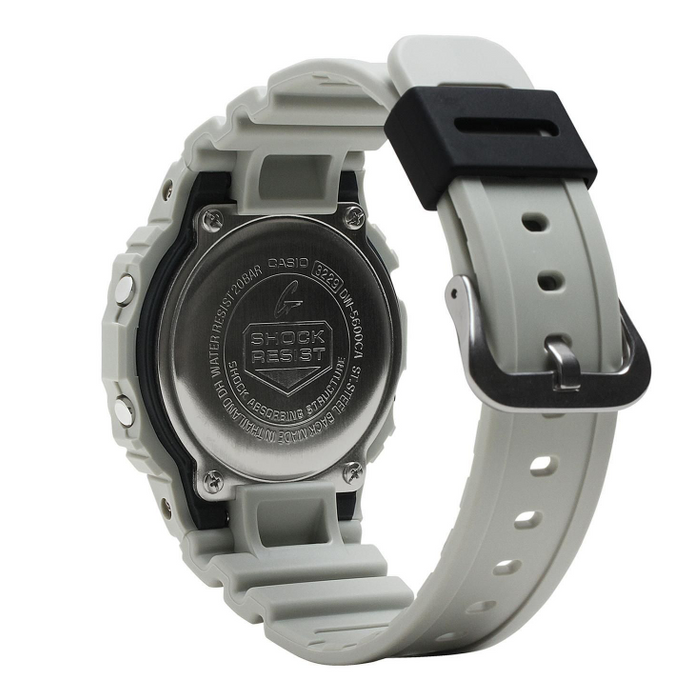 G-Shock Digital Shock Resistant Gray Camouflage Motif Dial Men Watch DW5600CA-8