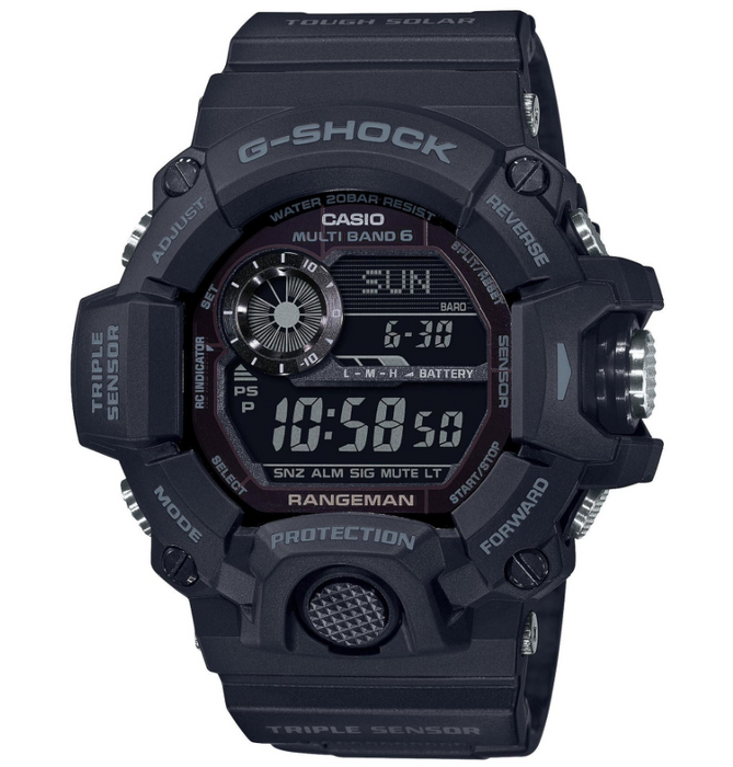 Casio G-Shock Rangeman Triple Sensor Tough Solar Power Watch GW9400-1