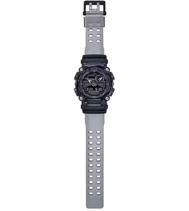 G-Shock Casio Ana-Digi Transparent Series Gray Men Watch GA900SKE-8A