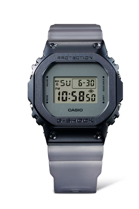 G-Shock Limited Edition Digital Matte Blue Ion Plated Bezel Men Watch GM5600MF-2