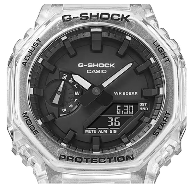 G-Shock Casio Skeleton Series Ana-Digi Transparent Clear Men Watch GA2100SKE-7A