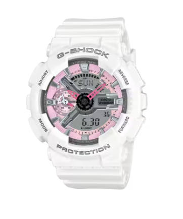Casio G Shock Analog Digital Pink Dial Women's Watch GMAS110MP-7A