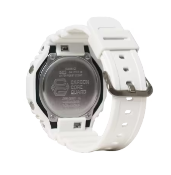 Casio G-Shock Analog Digital 2100 Series White Dial Men's Watch GA2100-7A7