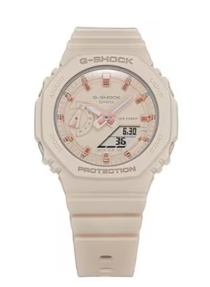 Casio G-Shock ITZY collaboration models Analog Digital Beige Pink Dial Women's Watch GMAP2100IT4A