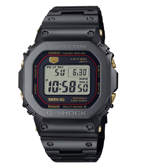 Casio Mr-G MRG-B5000 Series Digital Dial Titanium Band Men's Watch MRGB5000B-1