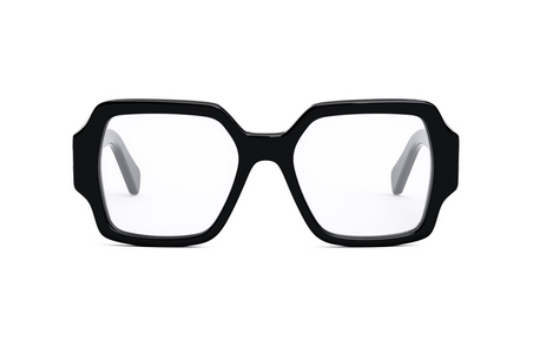 Celine TRIOMPHE CL50131I 001 Shiny Black Soft Square Women's Eyeglasses.