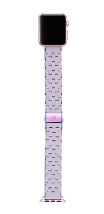 Michele Straps Fall Newness Apple Collection Purple Stainless Steel MS20AS0015