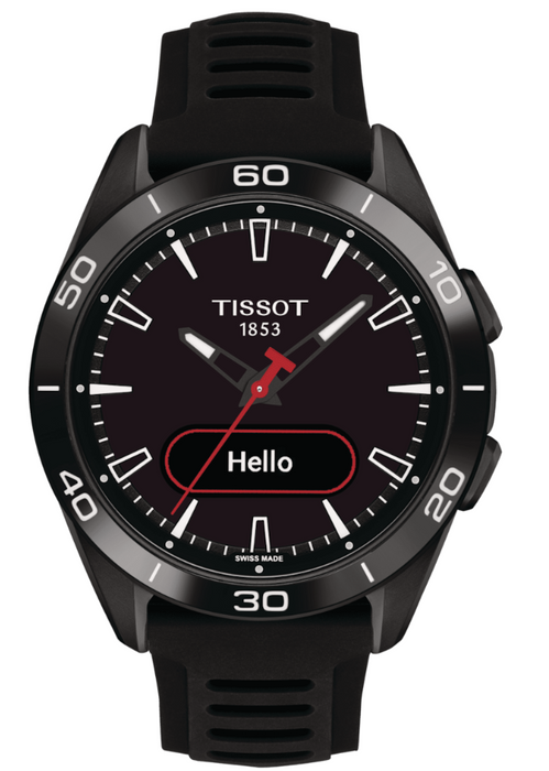 Tissot T-Touch Connect Sport Touch Collection Black Dial Black Strap Round Quartz Men's Watch T1534204705104