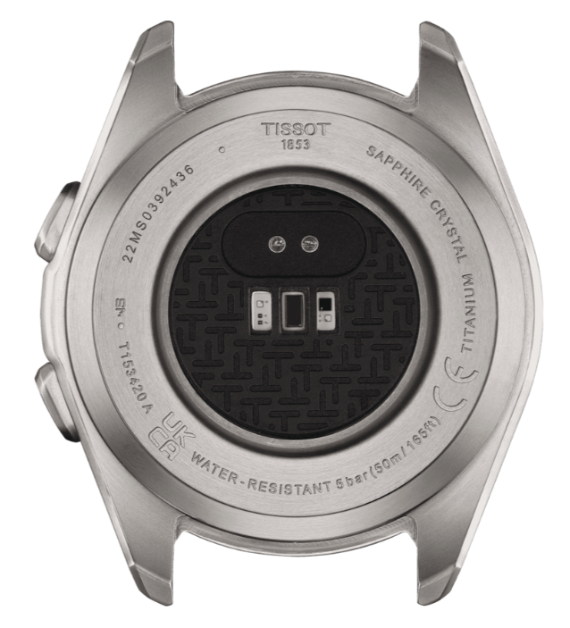 Tissot T-Touch Connect Sport Touch Collection Black Dial Blue Strap Round Quartz Men's Watch T1534204705101