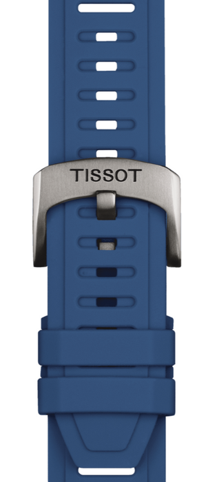 Tissot T-Touch Connect Sport Touch Collection Black Dial Blue Strap Round Quartz Men's Watch T1534204705101