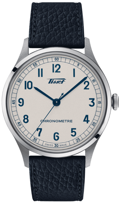 Tissot Heritage 1938 Cosc Heritage Collection Silver Dial Blue Leather Strap Round Men's Watch T1424641603200