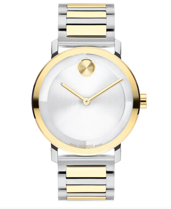 Movado BOLD Evolution 2.0 Stainless steel and pale yellow goldtone ion-plated 40mm Men's Watch 3601087